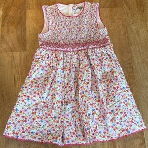 Fleurisse Colorful Floral Smocked Dress for Girls